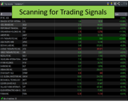 How To Scan For Stocks Or Trading Signal Using ProRealTime Stock Market Scanner