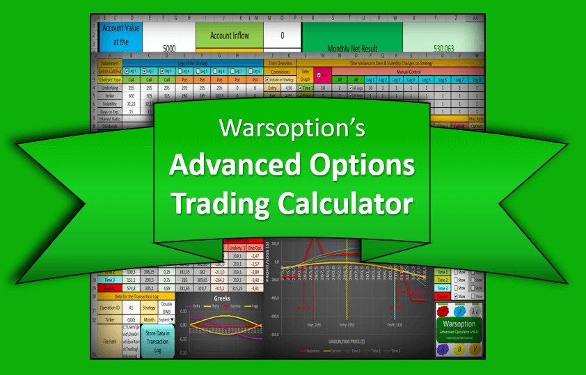 Warsoption’s Advanced Option Calculator Excel Spreadsheet