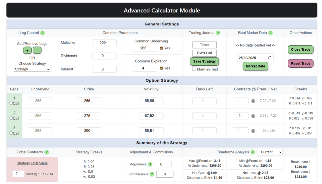 Warsoption Toolsuite Option Trading Calculator option trading,option profit calculator,option calculator